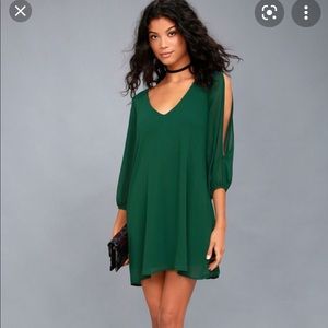 Lulu’s Green Shift Dress - NWOT